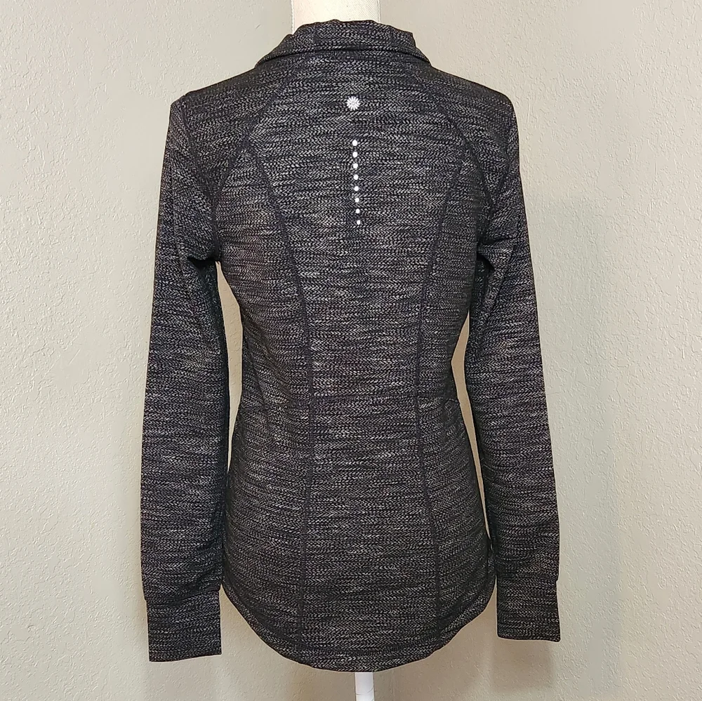 Tangerine Athletic Small Jacket Gray Full Front Zipper Sweater